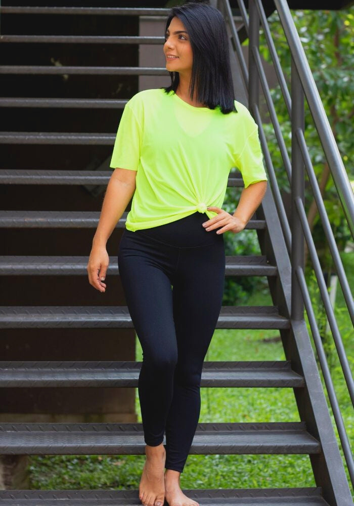 Blusa Tranparente Neon