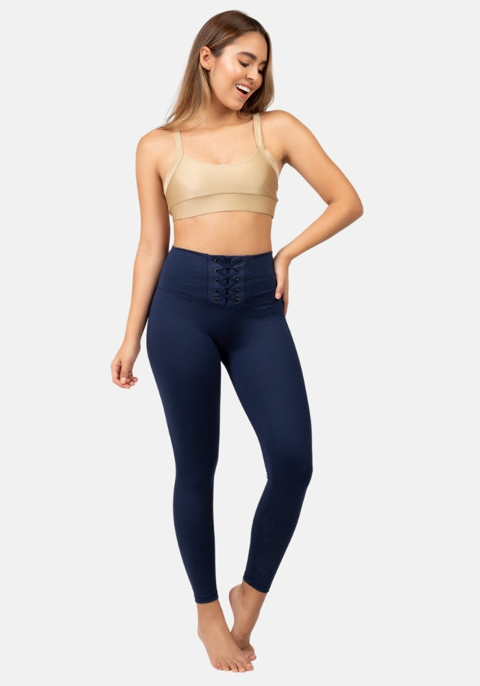 Licra deportiva mujer azul oscuro